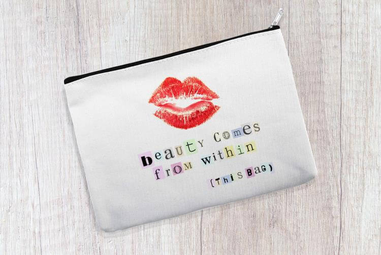 Estuche de maquillaje personalizado