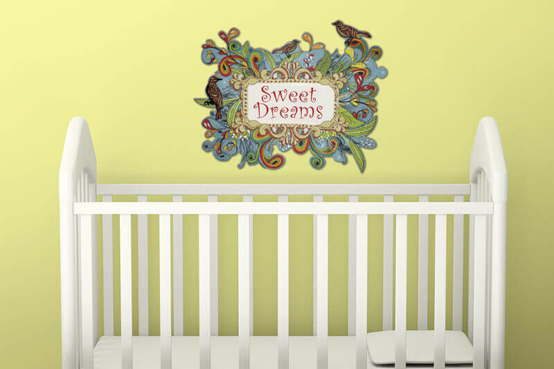 Sweet Dreams Wallfalir Crib