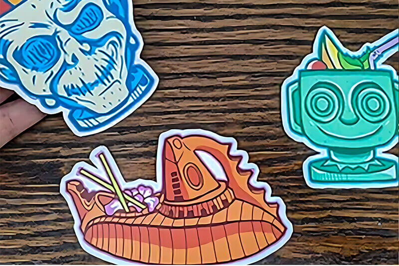 Tropical stickers