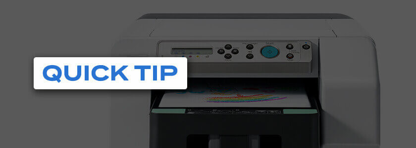 VersaSTUDIO BT12 Printer Maintenance Banner