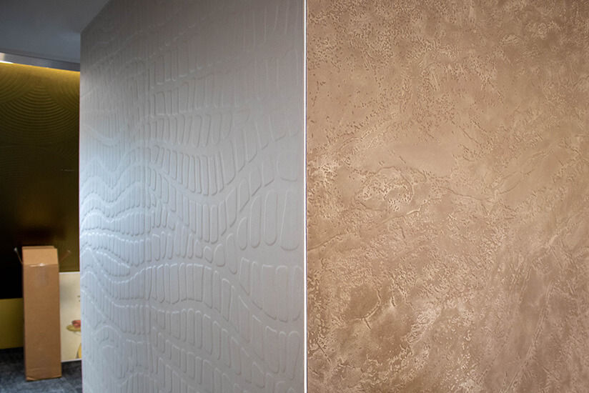 Embossed wallpaper