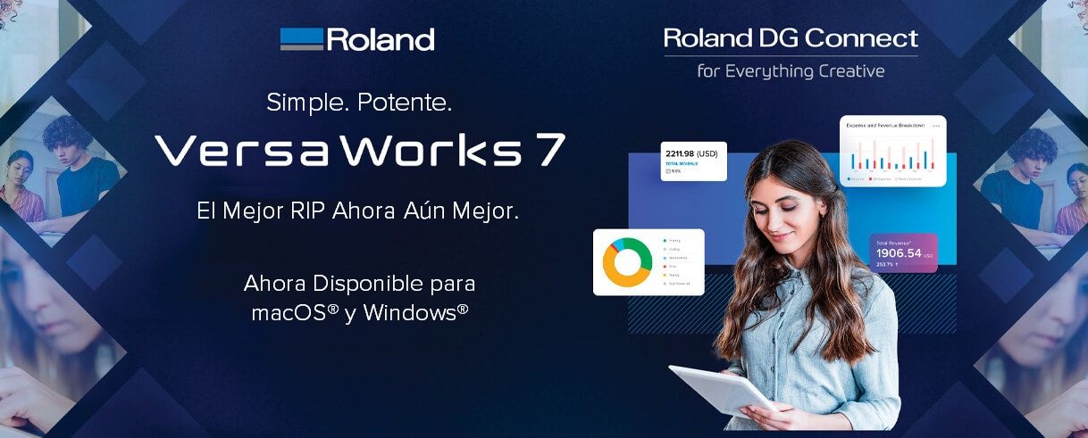 VersaWorks® 7 y Roland DG Connect