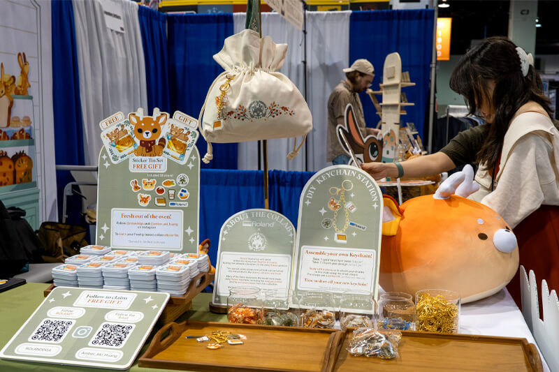 Wondercon Table display