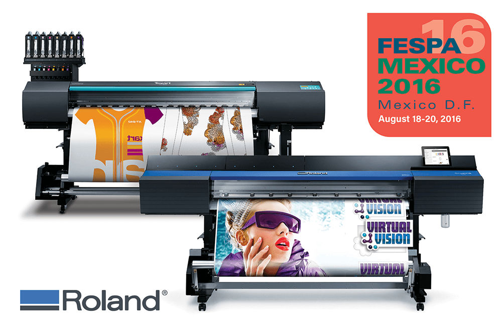 Impresoras Roland DG en FESPA México 2016
