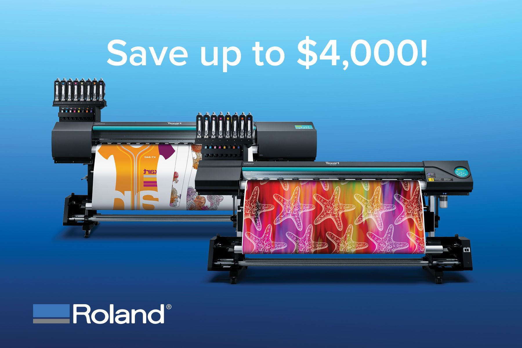 Roland DGA Texart Dye-Sublimation Printer Promotion