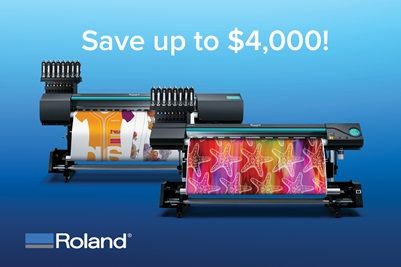 Roland DGA Texart Dye-Sublimation Printer Promotion