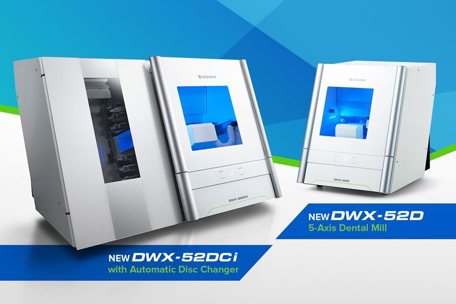 Roland's newly launched DWX-52DCi and DWX-52 dental milling machines