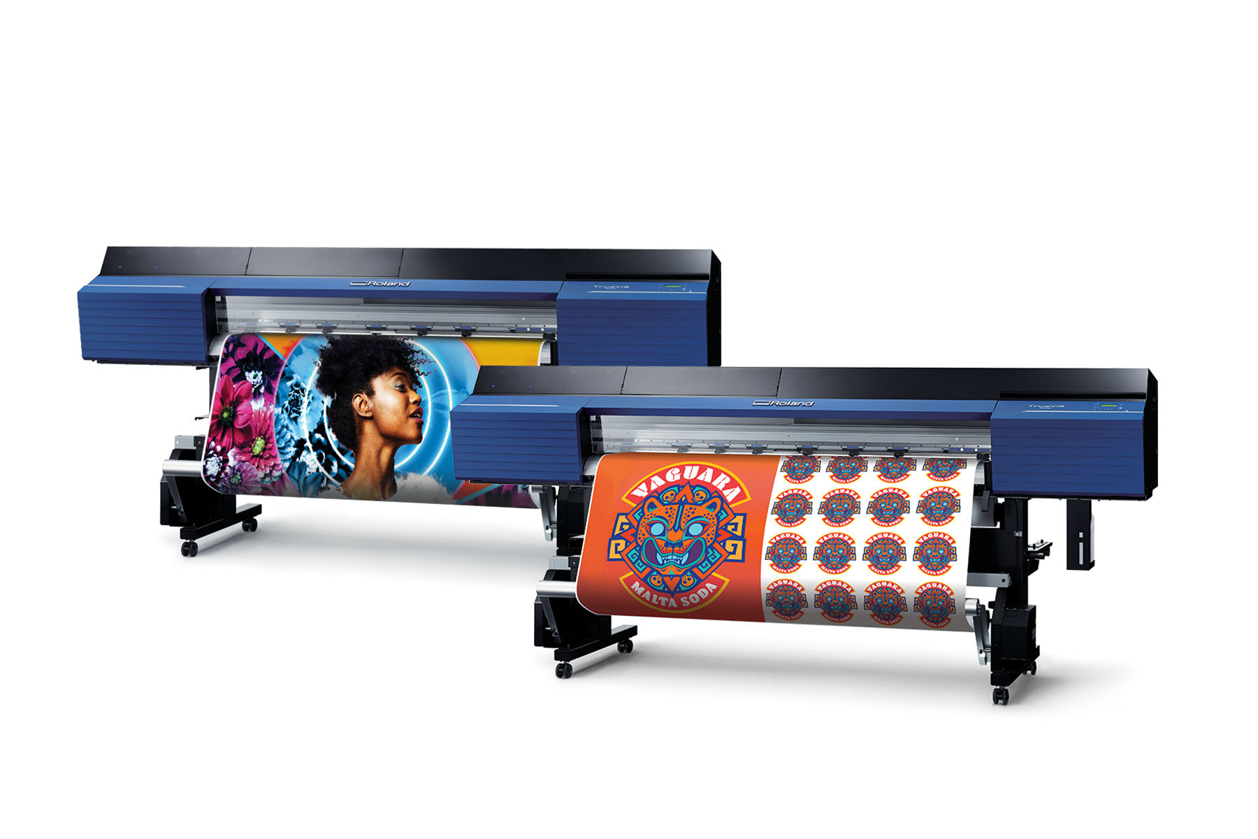 Image of Roland DGA's new TrueVIS VG series wide-format printer/cutters.