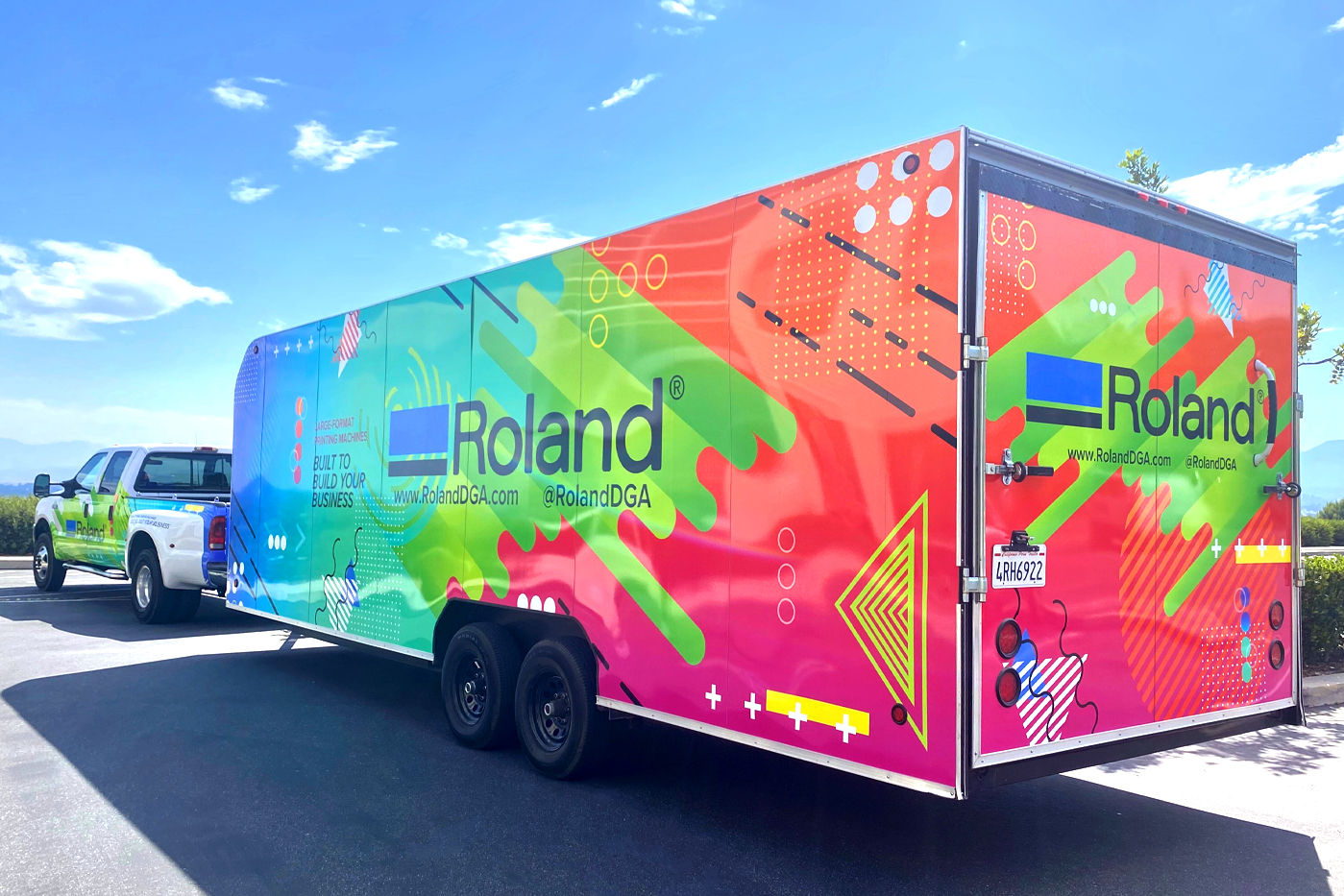 The Roland DGA Demo Days Roadshow truck made its first stop recently in Damascus, Oregon.