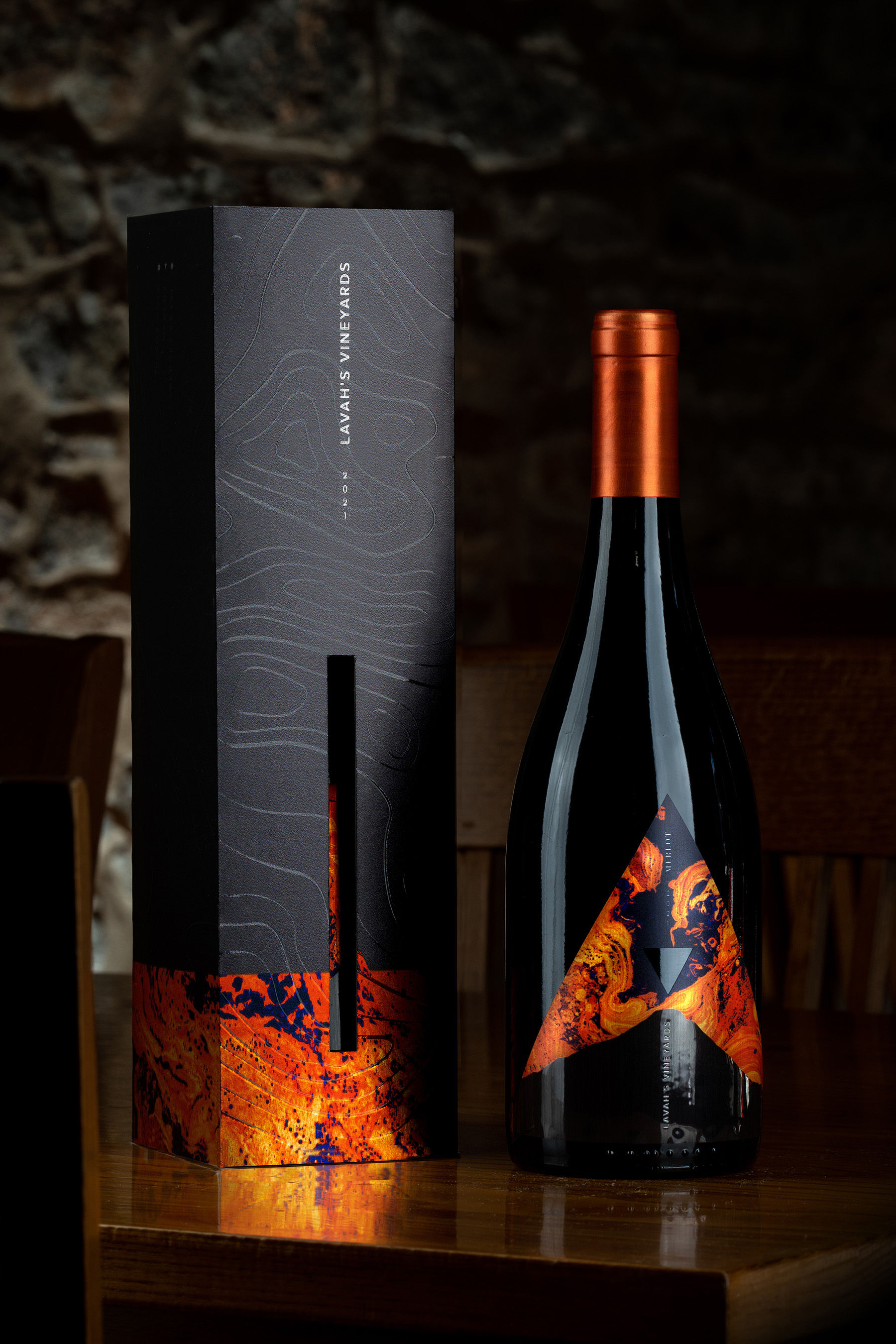 This wine bottle and box were printed using Roland DGA's new Orange and Red ECO-UV 5 inks, which widen the color gamut and creative opportunities for users of the company's VersaUV LEC2 series UV printers.
