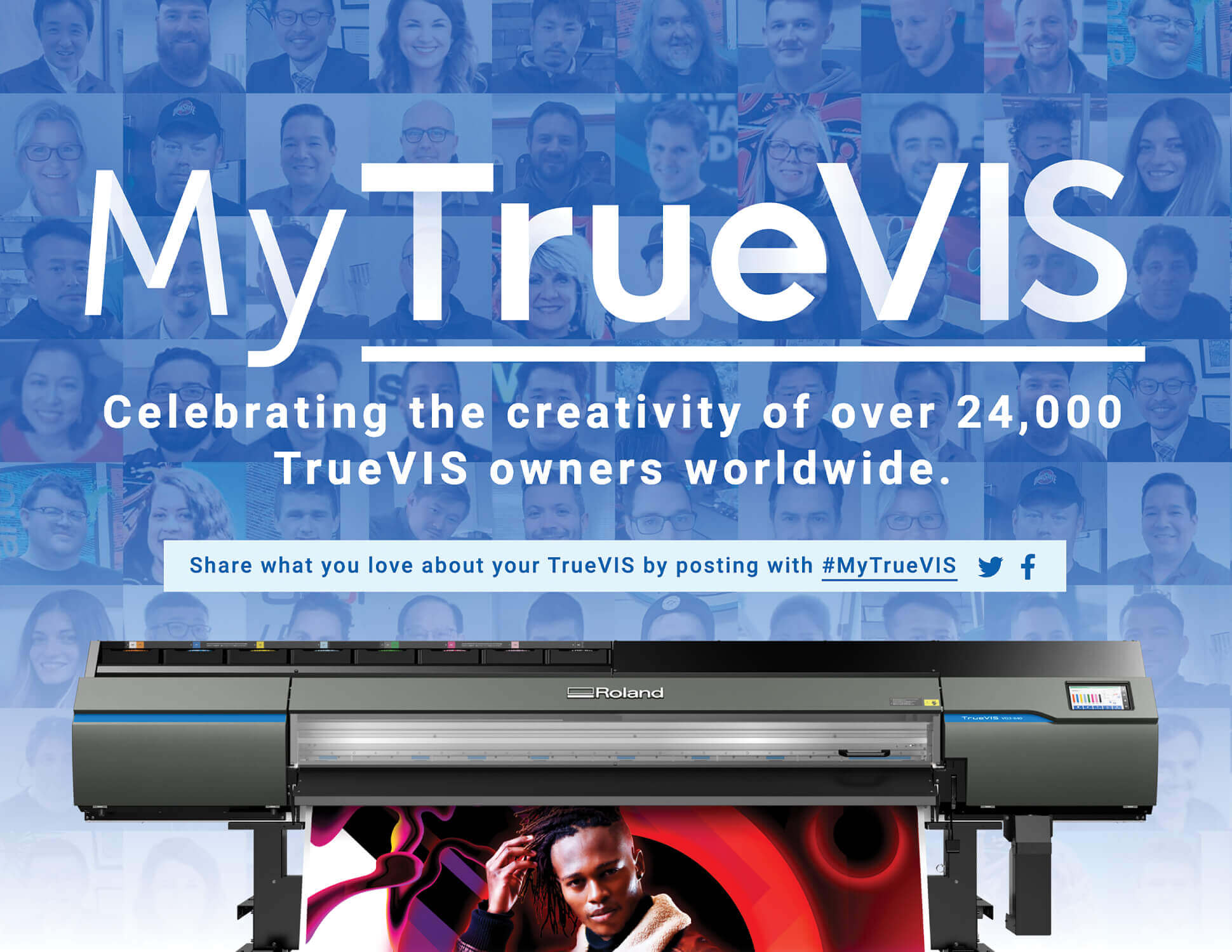 Roland DGA Announces Launch of Global "My TrueVIS" Campaign