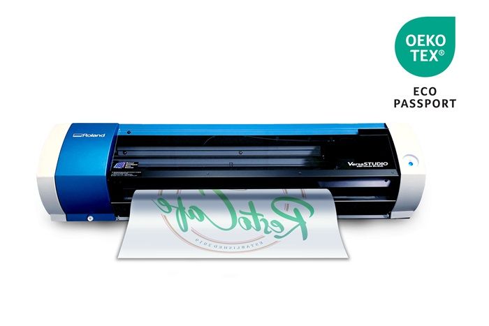 Roland DG's direct-to-film ink and powder (used with the VersaSTUDIO BN-20D DTF System) have earned ECO PASSPORT certification.