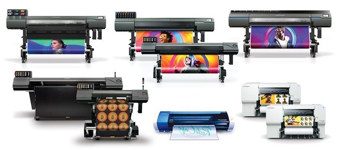 Image of new products Roland DGA will be displaying at PRINTING United Expo 2023 in Atlanta.
