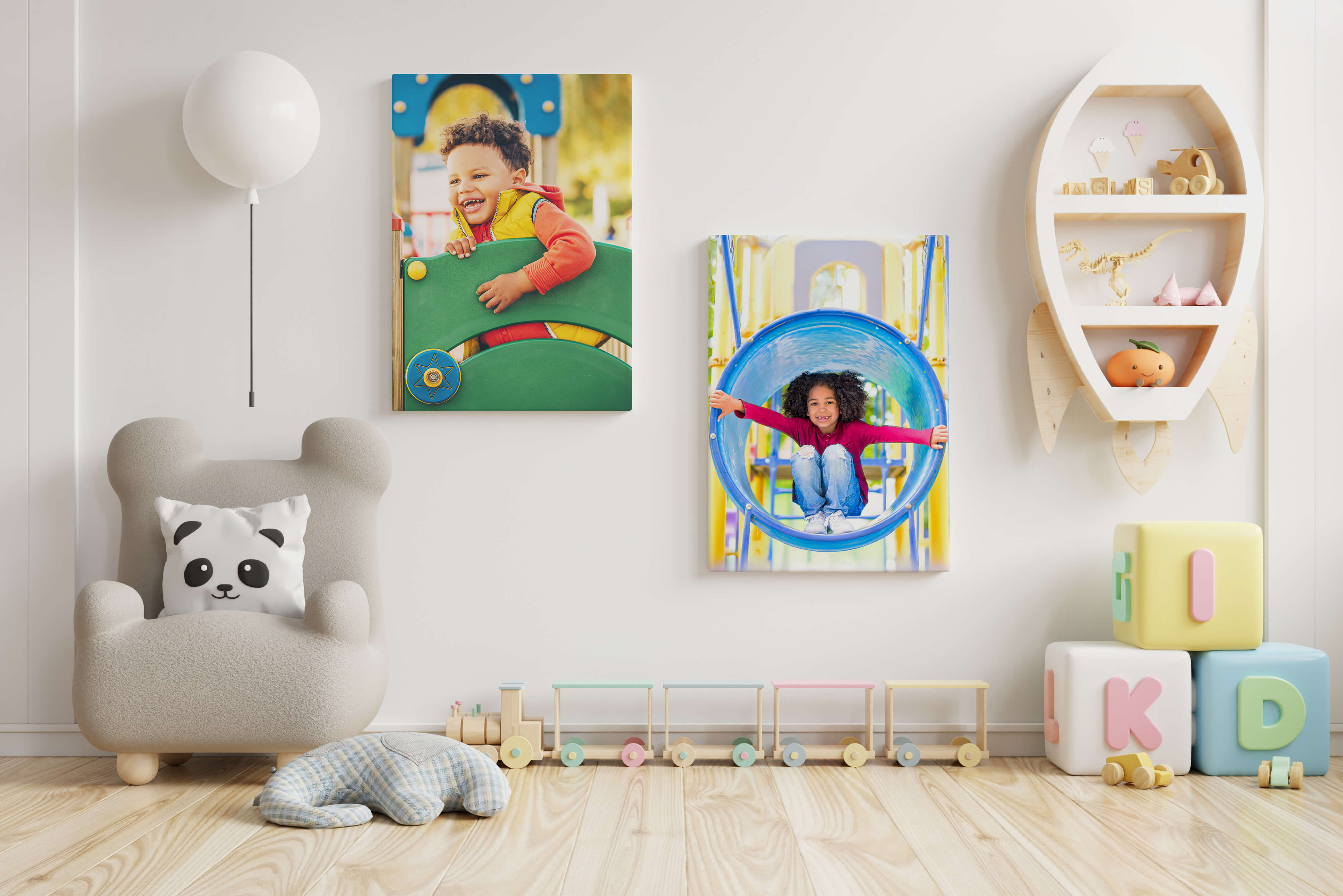 Semi-Gloss Adhesive Canvas Application