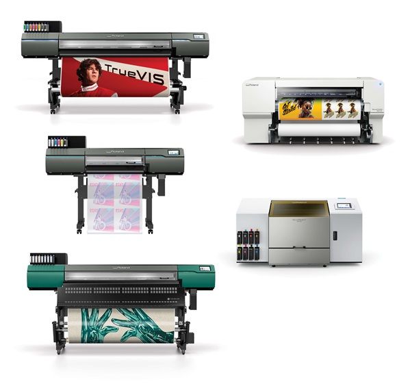 Image showing new products Roland DGA will be showcasing at PRINTING United Expo 2025.