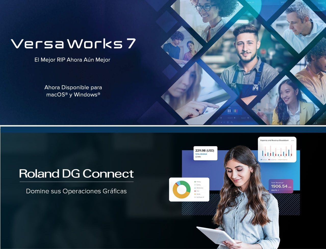 Nuevo Software RIP Roland DG VersaWorks® 7 y Rediseñada Plataforma Roland DG Connect