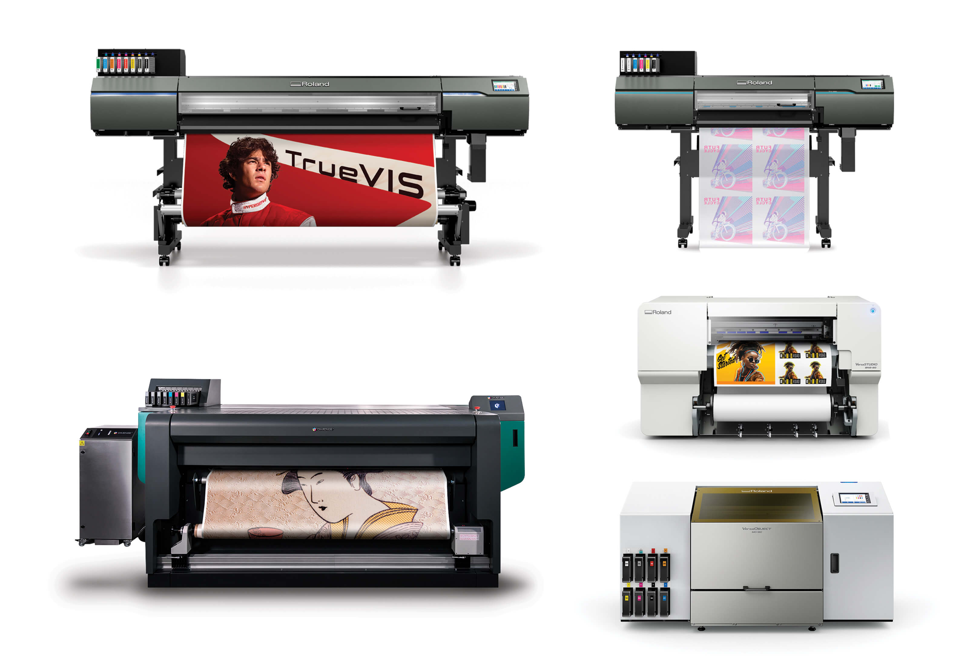 Photo of digital printers Roland DGA will showcase at ISA Sign Expo 2025.