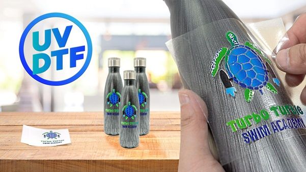 Image of Roland DGA's new UV DTF system with enhanced media.