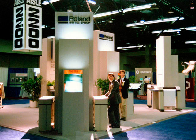 1992 Roland achieves sales of $9 million and continues to chart its course in the sign and digital graphics markets.