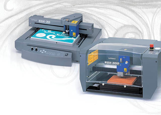 2001 Roland launches the EGX Series engravers, the industry’s best value in computerized desktop engraving.