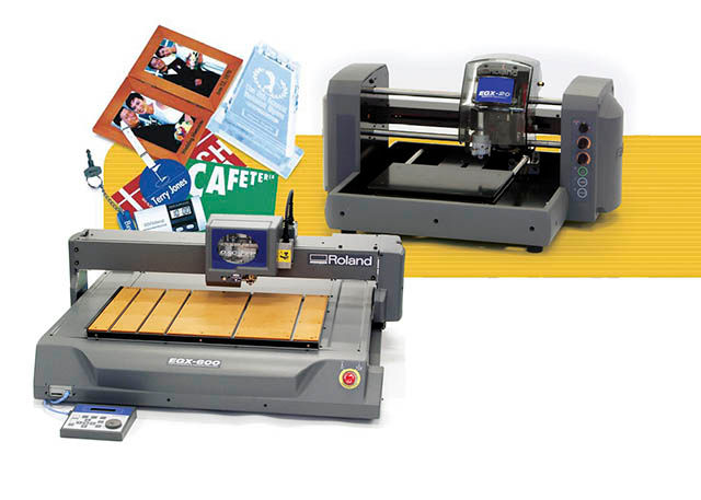 2002 The EGX-400/600 and EGX-20 continue Roland’s success in desktop and benchtop engraving.