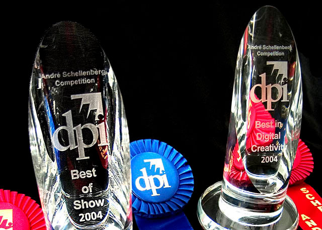 2004 Continuing a tradition of excellence, Roland SOLJET EX inkjets win a pair of DPI Product of the Year awards.