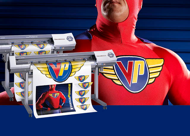2007 Roland adds two new high-performance models to its popular VersaCAMM line. The VP Series printer/cutters: “With VersaPower, you’re the superhero.”
