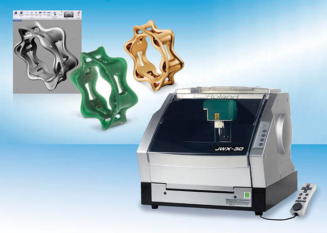 2008 Jewelry model making gets an upgrade with the new Roland JWX-30 milling machine.