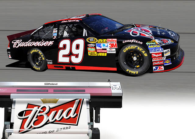 2010 Roland partners with legendary NASCAR champions Richard Childress Racing.