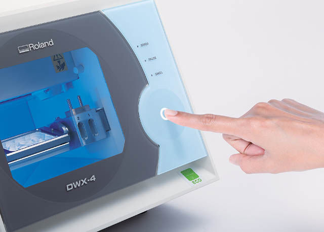 2013 With the addition of the revolutionary DWX-4 compact dental mill, Roland makes it easier and more affordable than ever for dental labs to digitally mill crowns, copings and bridges.