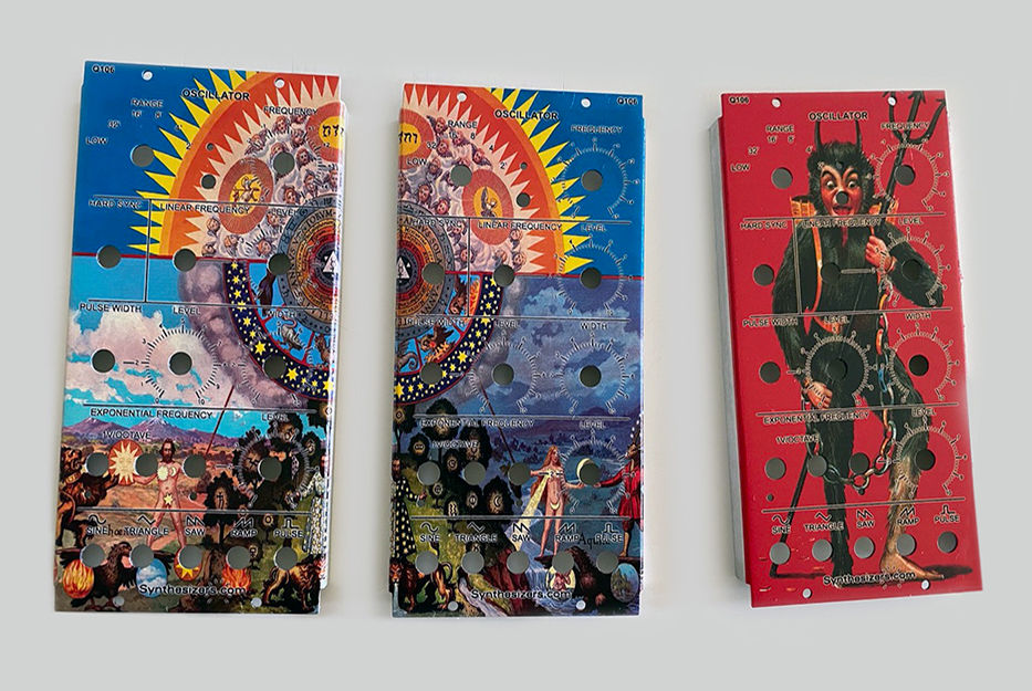 Lower West Side Studio uses a Roland DG LEF UV flatbed printer to add colorful graphics to synthesizer modules.