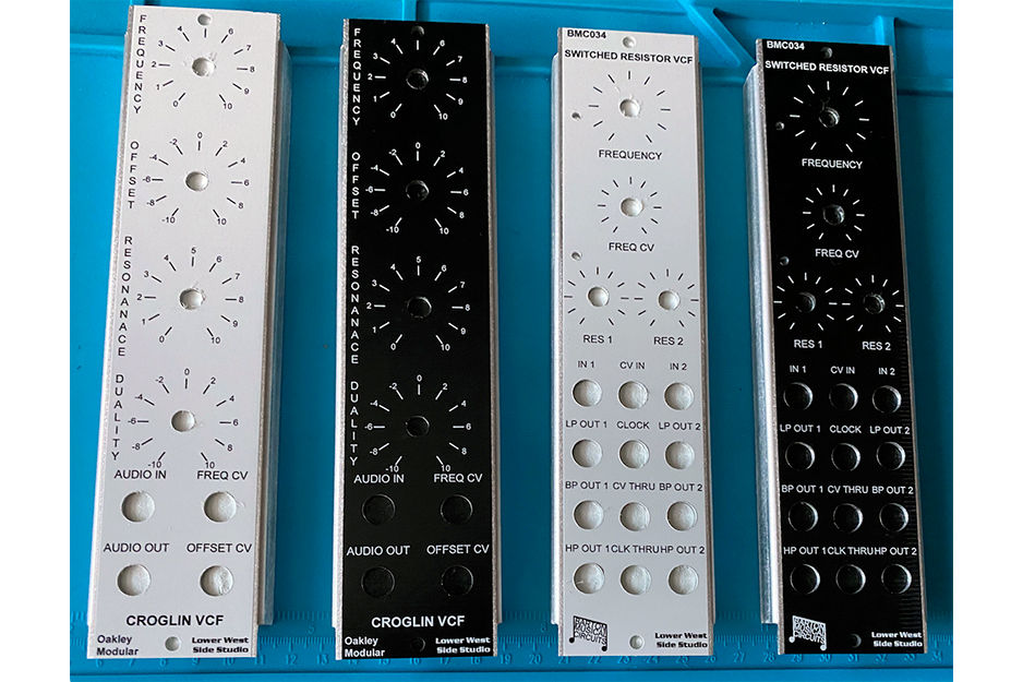 Clear, crisp printing from the Roland DG LEF UV flatbed printer makes it easier for users to operate these complex synthesizer panels.