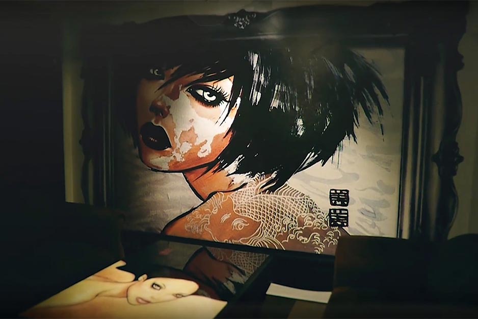 Gamut Media Wall mural and table print