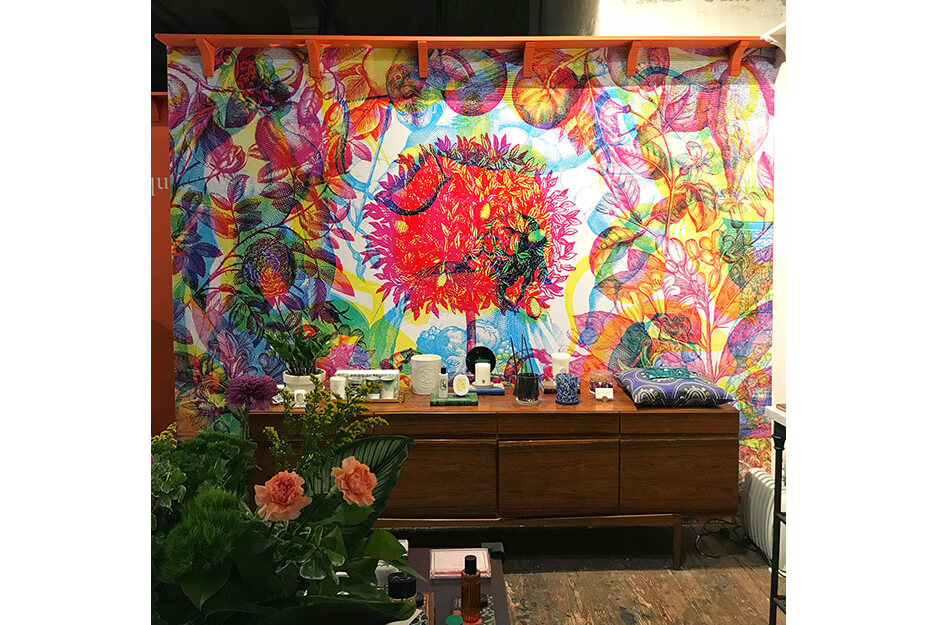 Vadim Rabinovich at DaSign Guy produced this stunning three-layer wall wrap on his Roland DG TrueVIS VG2-540 wide-format printer/cutter.