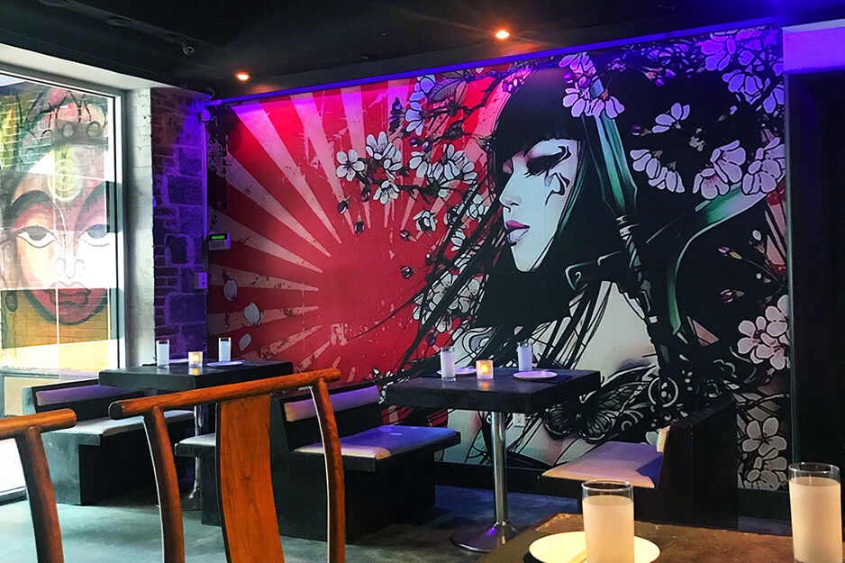 Vadim Rabinovich of DaSign Guy produced this stunning wall wrap on his Roland DG TrueVIS VG2-540 wide-format digital printer/cutter.