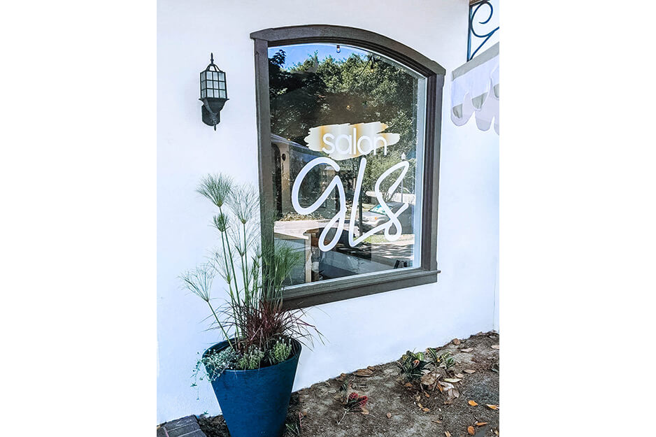 Decal Doodle produced these window graphics on its Roland DG TrueVIS VG2-540 digital printer/cutter.