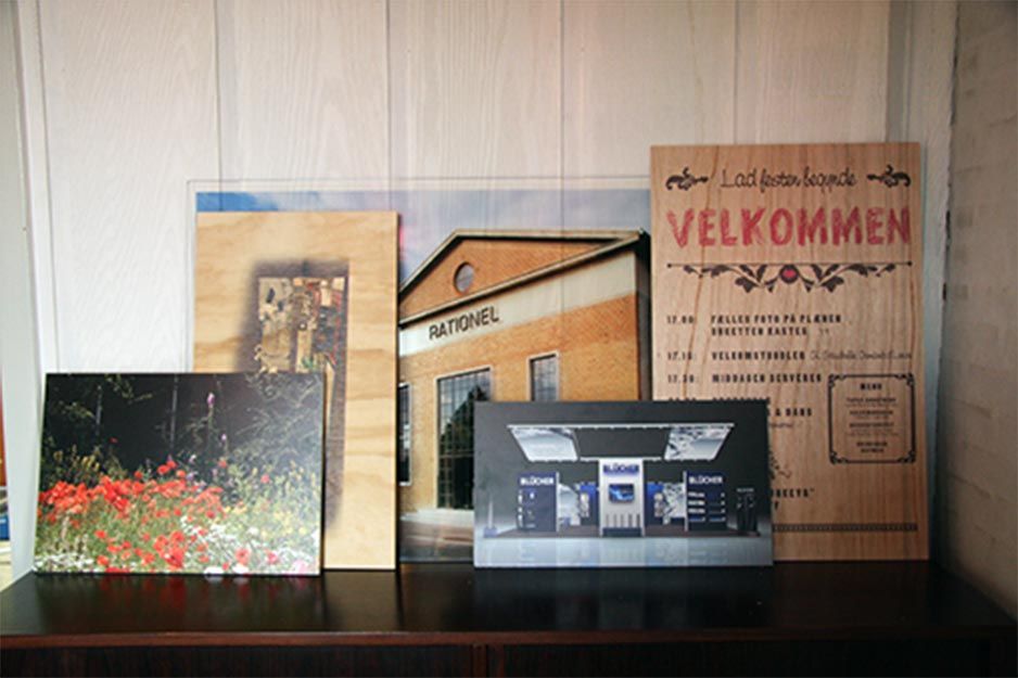 LeeSign VersaUV LEJ-640 Signage on various solid substrates