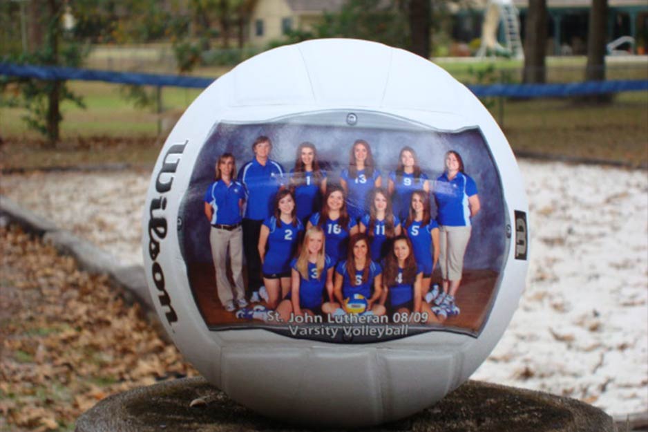 Ocala Auto Graphics VersaCAMM SP custom volleyball decal