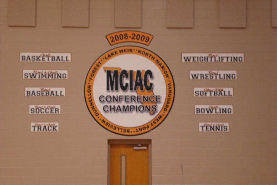 Ocala Auto Graphics VersaCAMM SP gym graphics