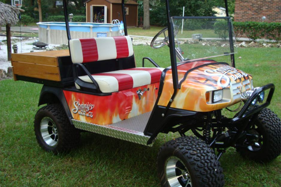 Ocala Auto Graphics VersaCAMM SP cart wrap