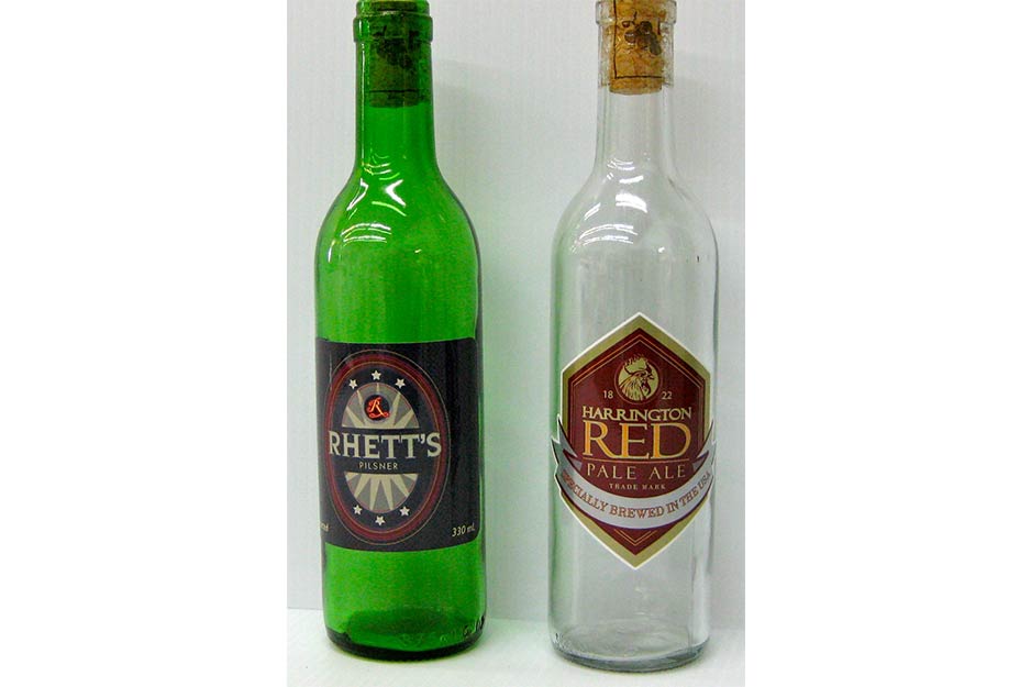 One Hour Signs metallic wine bottle labels 01