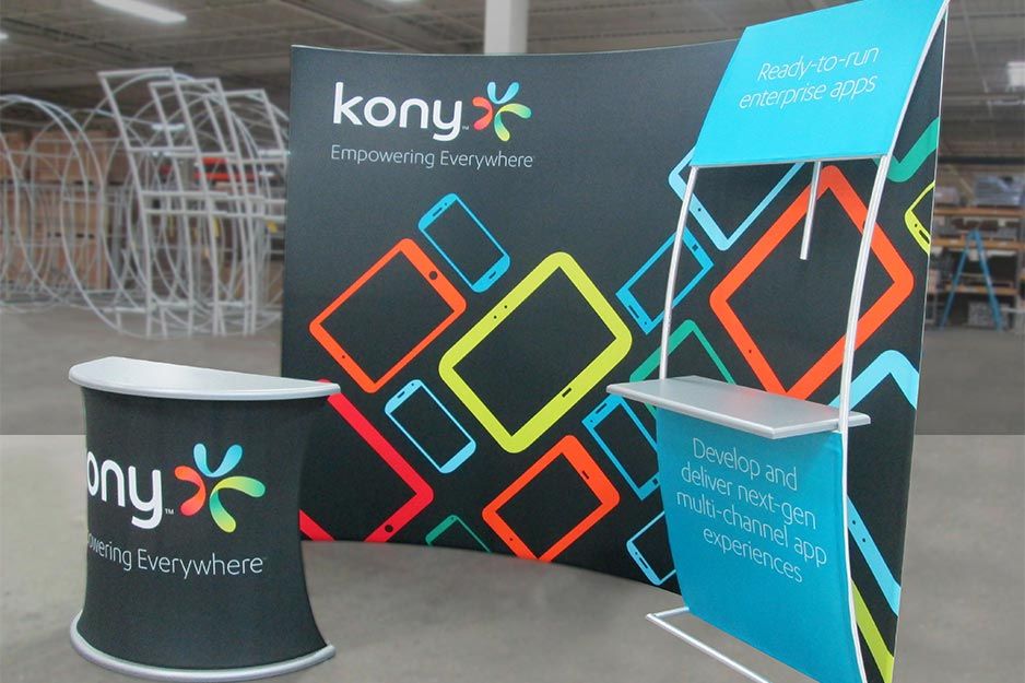 Orbus Exhibit & Display Group Kony tension fabric