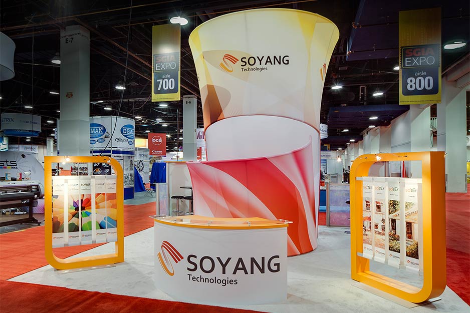 Orbus Exhibit & Display Group Soyang custom fabric structure