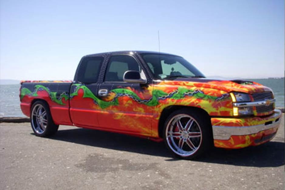 Sam's Signs Roland SOLJET PRO vehicle truck wrap