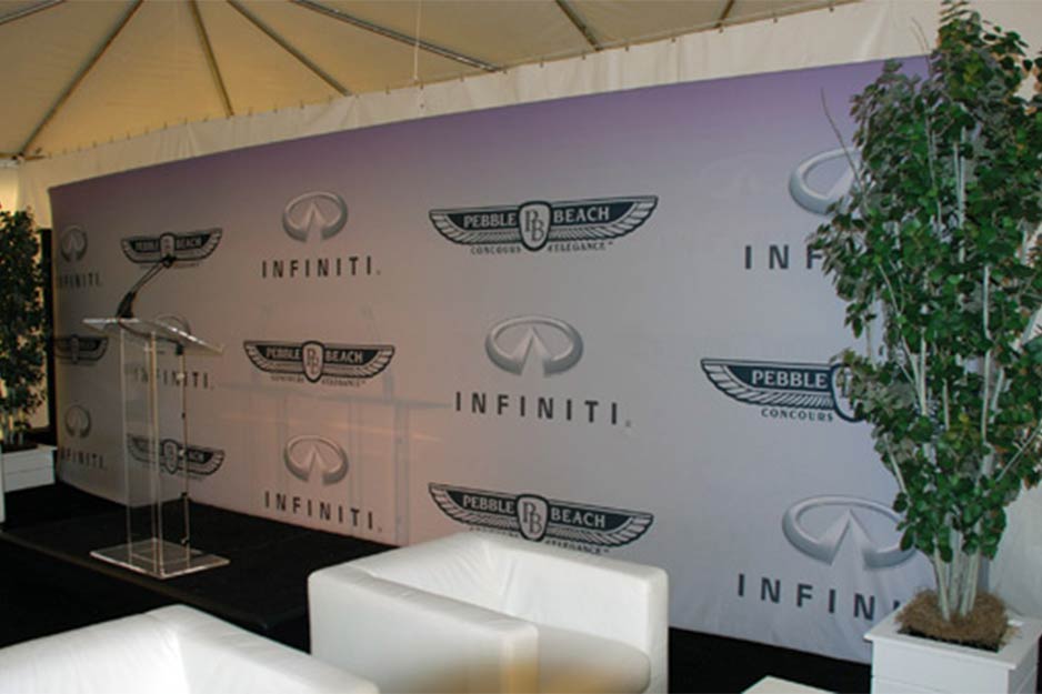 Trucksis Flag & Banner Infiniti backdrop