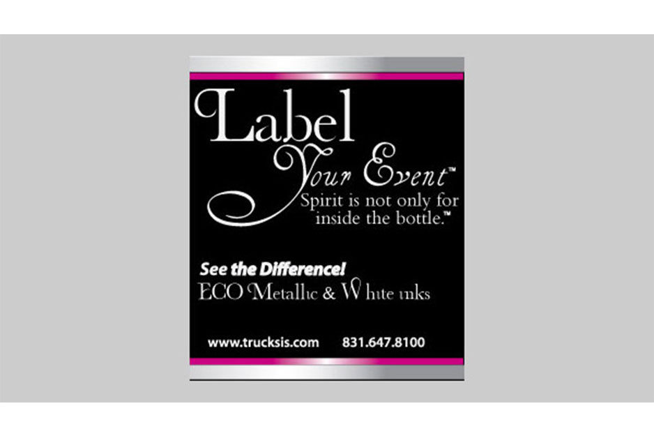 Trucksis Flag & Banner winery label