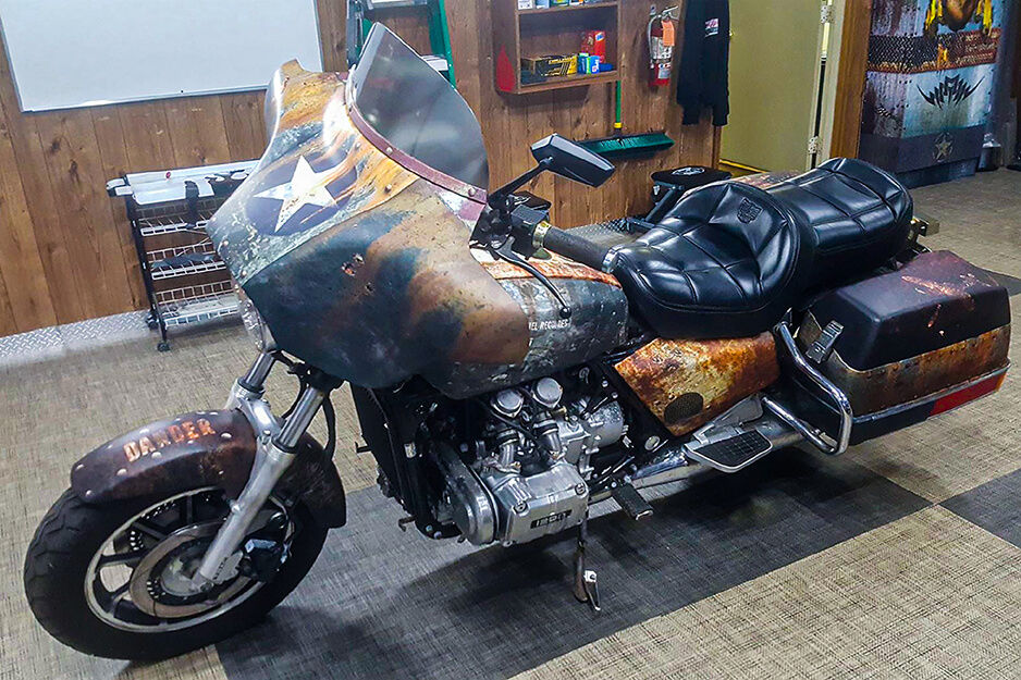 Young Signs produced these motorcycle graphics on its Roland DG TrueVIS VG2 wide-format printer/cutter.