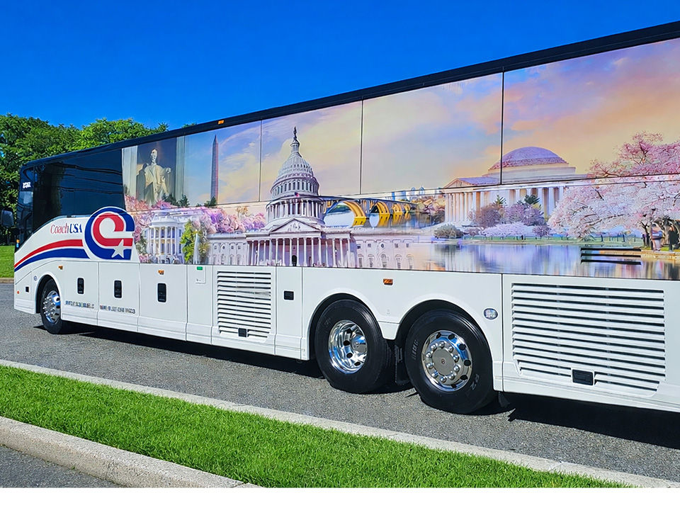 Rotulación de Washington DC de Coach USA