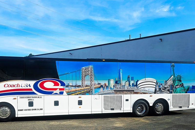 Coach USA - Creando Gráficos de Vehículos a Gran Escala