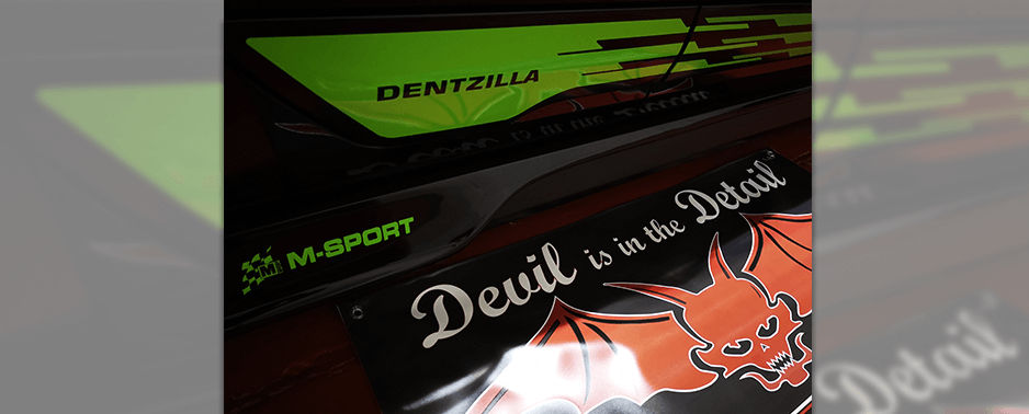 Vehicle graphics printed by Devil is in the Detail